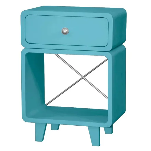 Laurette Nachttisch Chevet Zzzz, Farbe: lila
