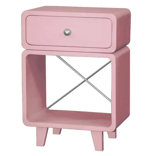 Laurette Nachttisch Chevet Zzzz, Farbe: lila