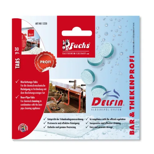 Reinigungsmittel, Reinigungstabs für Bierleitungsreiniger-Set - 30 Stck.