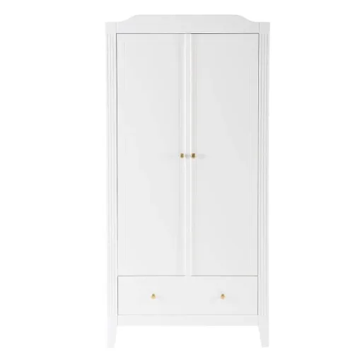 Maison Charlotte Kleiderschrank Opera 2 türig weiss