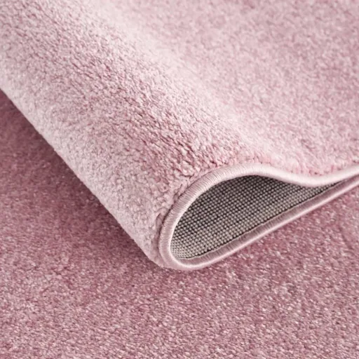 Livone Kinderteppich uni rosa, Teppichgrösse: 120 x 180 cm