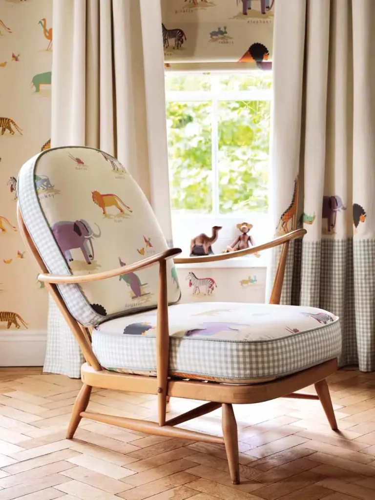Little Sanderson Abracazoo Tapete Safari Tiere creme braun