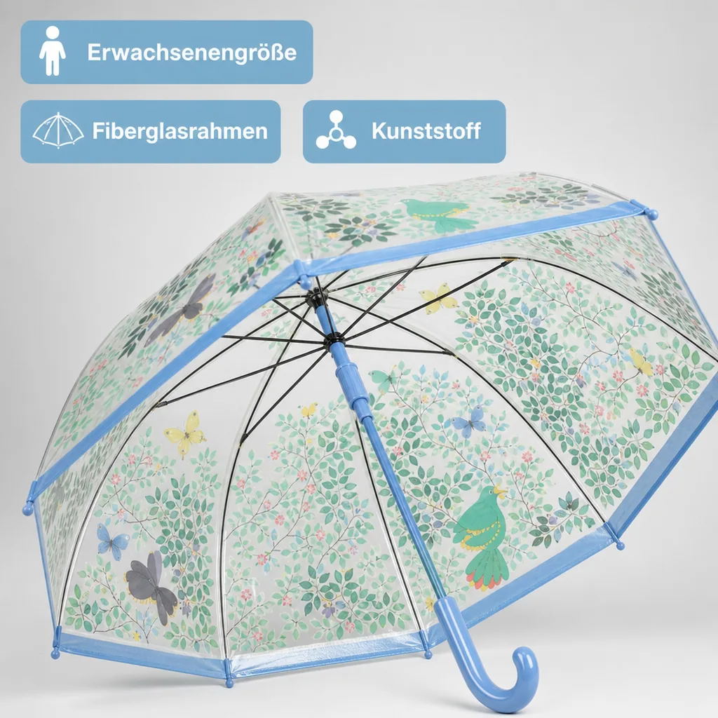Djeco Regenschirm wilde Vögel