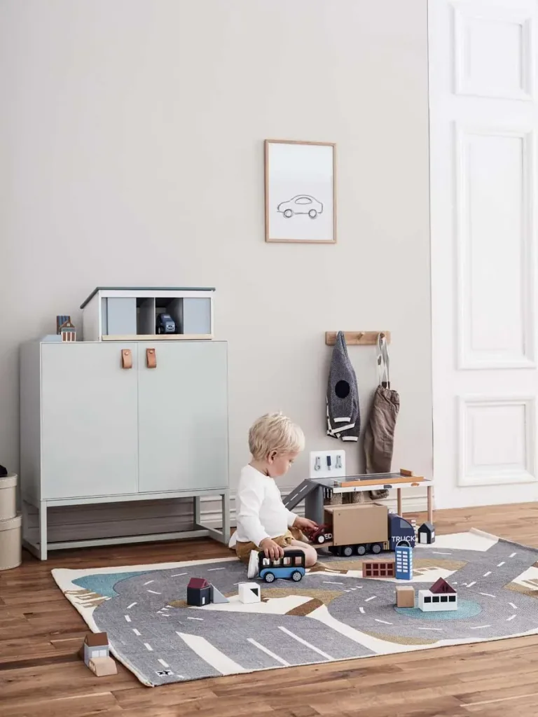 Kids Concept Spielteppich Stadt Baumwolle