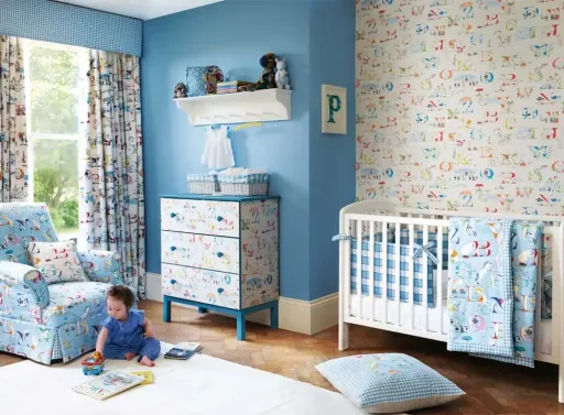 Little Sanderson Abracazoo Tapete Alphabet creme rosa