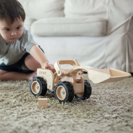 Bagger Kinder Holz von Plan Toys Bagger
