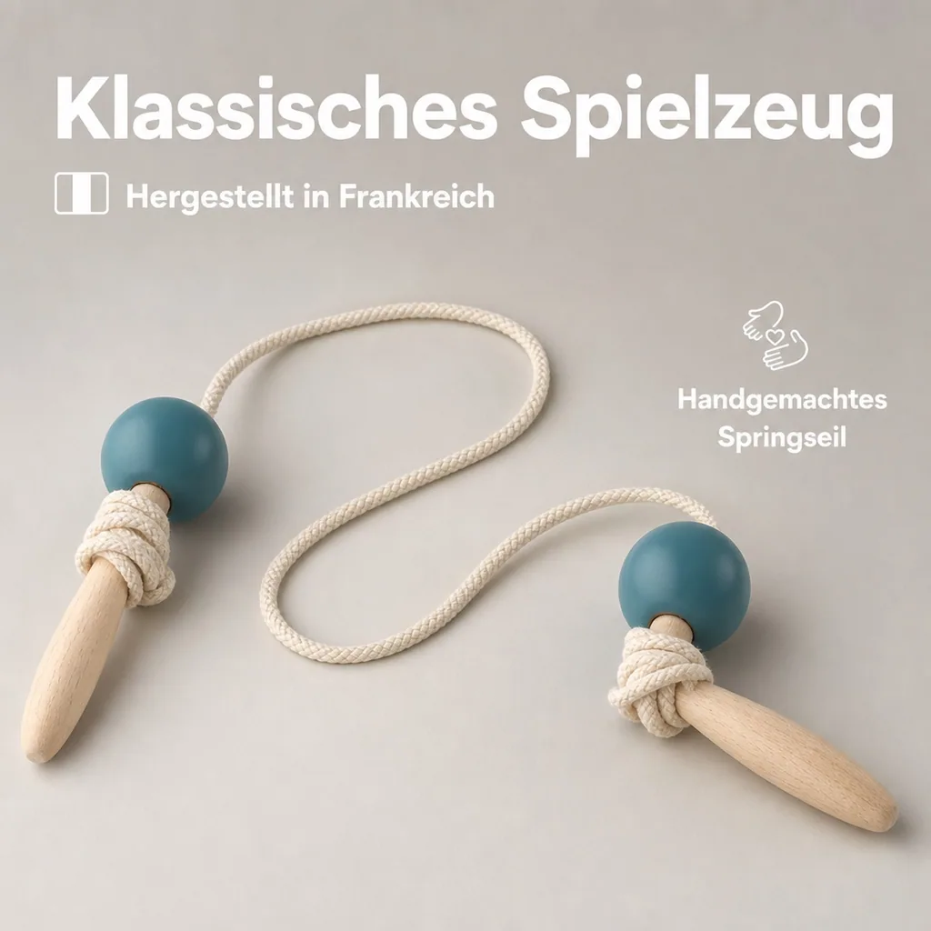 Nobodinoz Springseil Holz blau