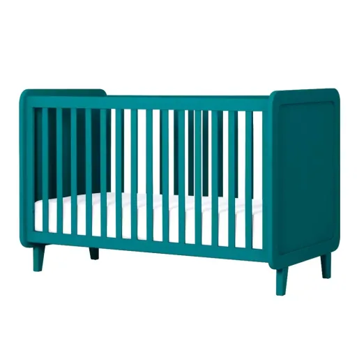 Laurette Babybett 70 x 140 cm Accroche Coeur, Farbe: taupe