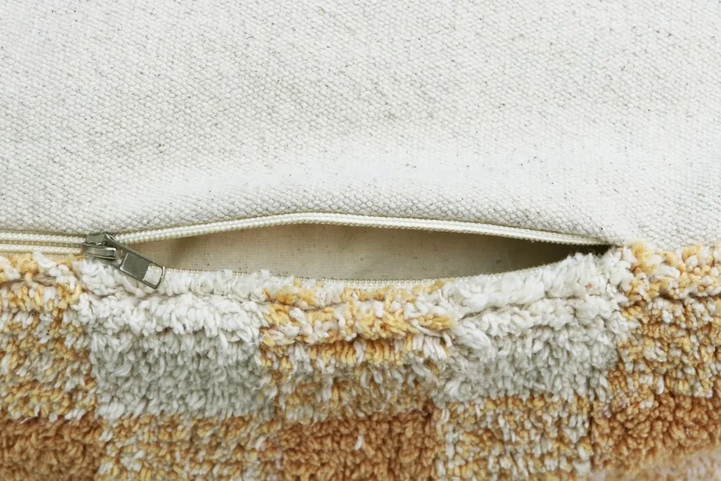Lorena Canals Pouf, Sitzpouf - Vichy, Farbe: Honey