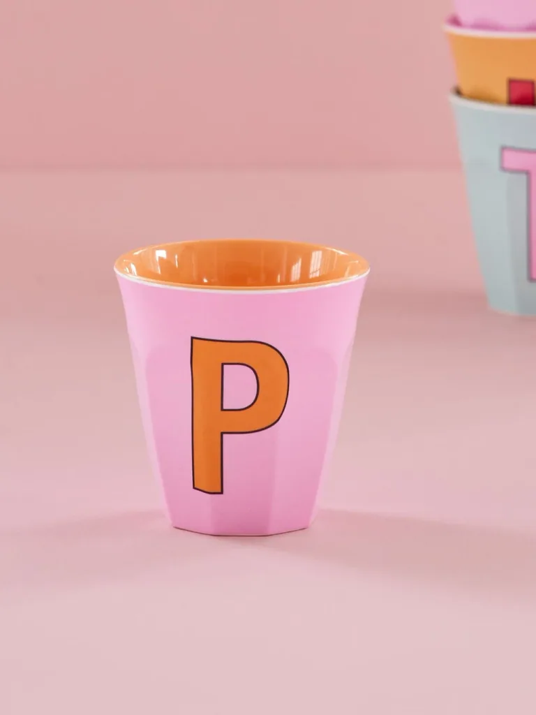 RICE Becher - P, 250 ml, Melamine, Farbe: rosa