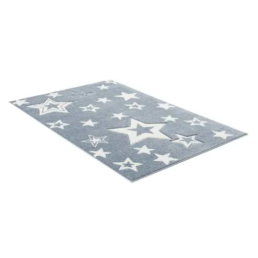 Livone Kinderteppich Galaxy Sterne blau, Teppichgrösse: 120 x 180 cm
