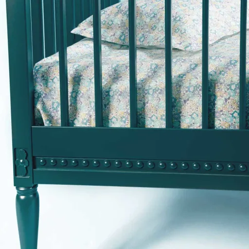 Gustavienne Babybett 60 x 120 cm dunkelgrün