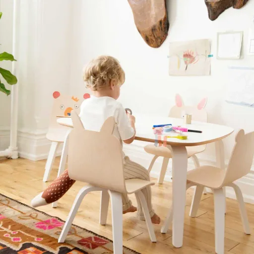 Oeuf Kindertisch weiß
