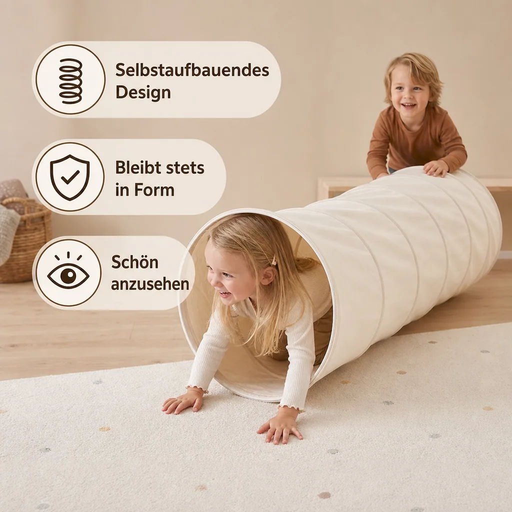 Kids Concept Spieltunnel natur