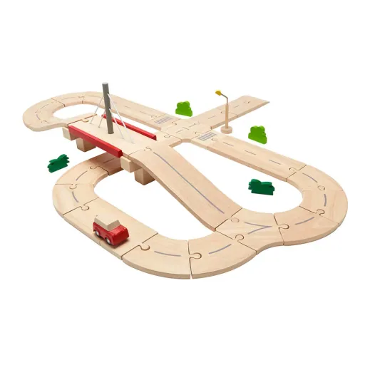 Plan Toys Straßensystem Holz