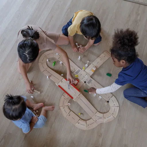 Plan Toys Straßensystem Holz