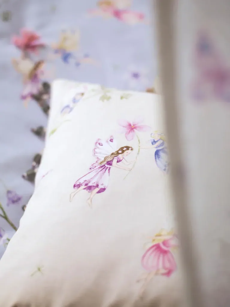 Little Sanderson Abracazoo Motivstoff Feen Garten rosa
