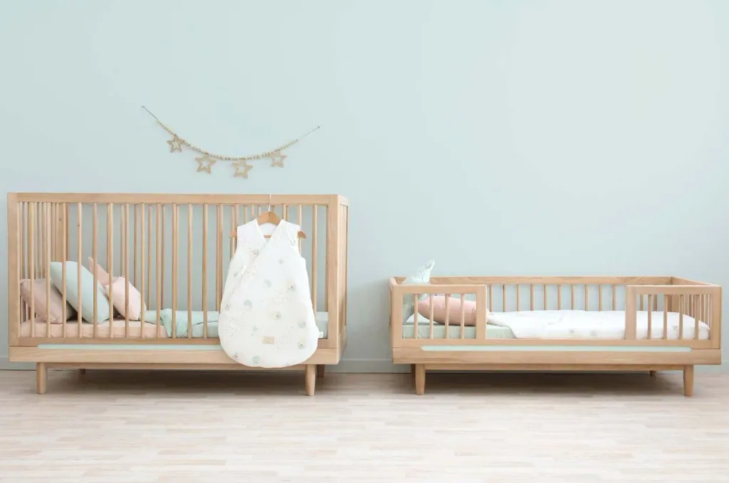 Nobodinoz Rausfallschutz für Juniorbett "Pure" Eiche