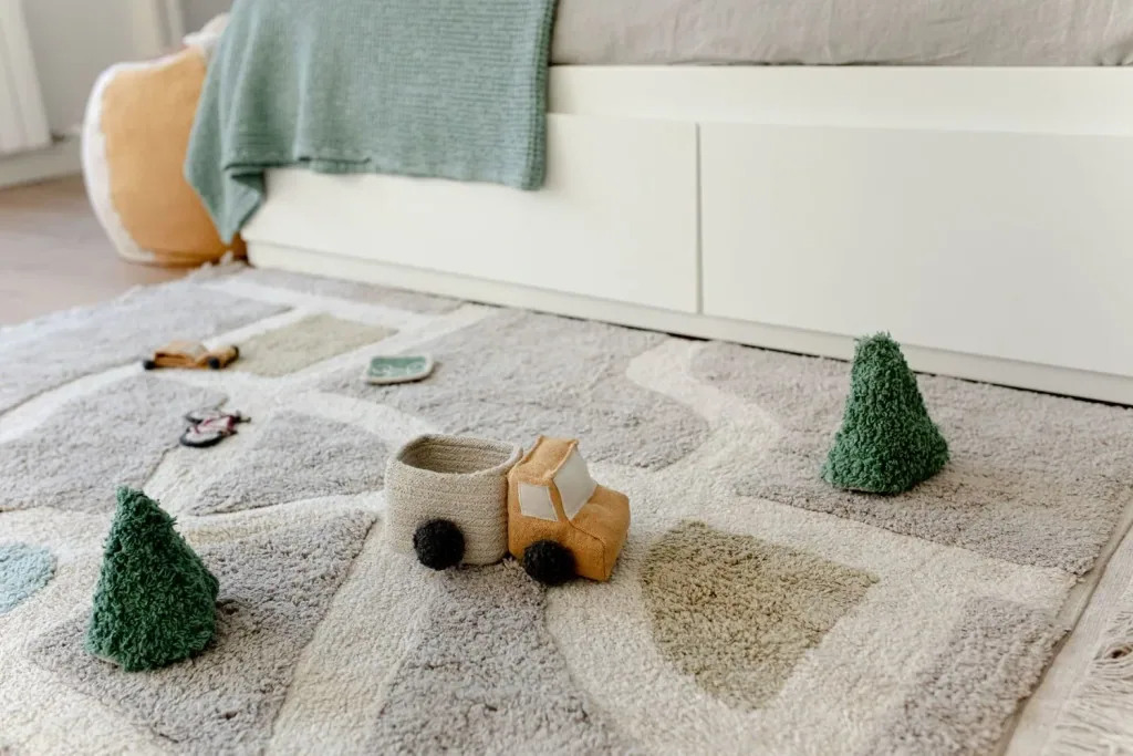 Lorena Canals Waschbarer Teppich, Spielteppich - Ecocity, 120 x 170 cm