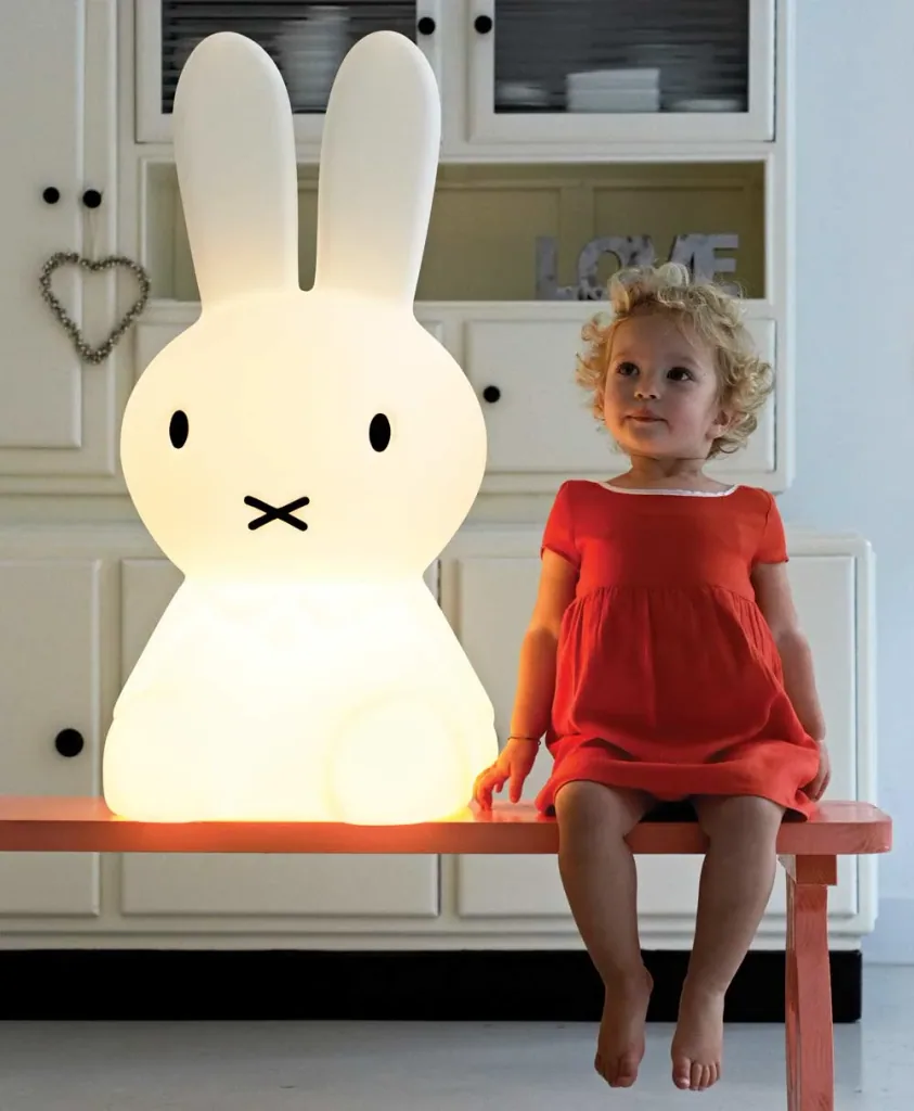 Mr Maria Lampe Miffy weiss