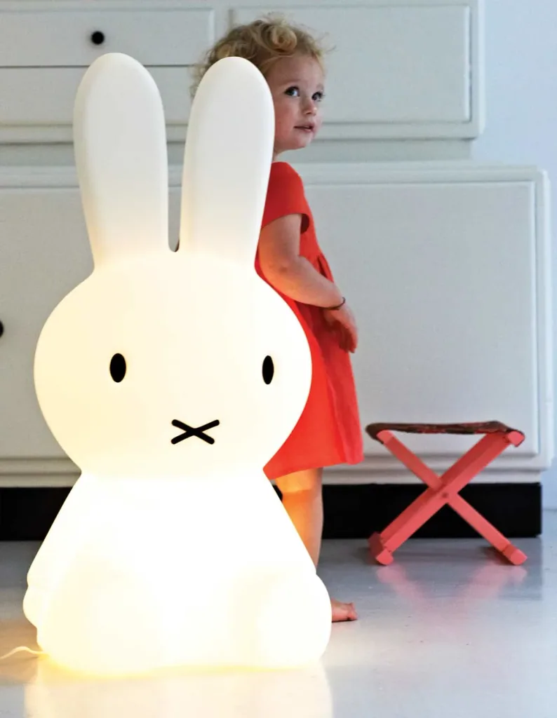 Mr Maria Lampe Miffy weiss
