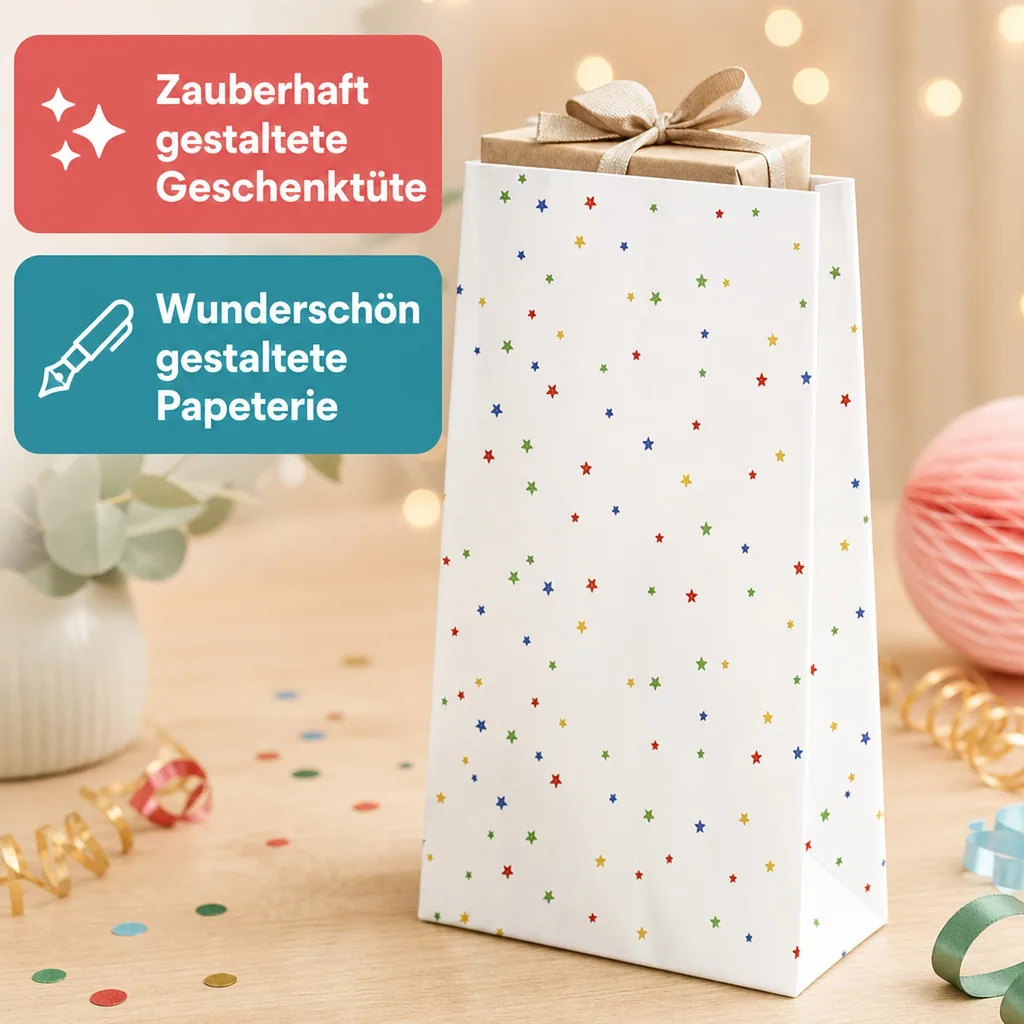 Ava & Yves Geschenk Papiertüten Athleten