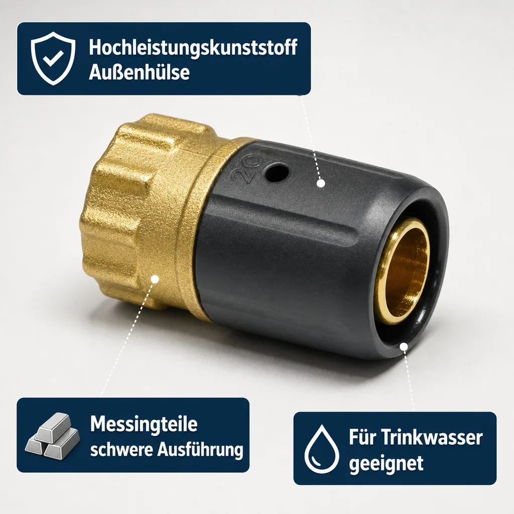 Steckfitting Übergang 16 x 2 auf 1/2" IG