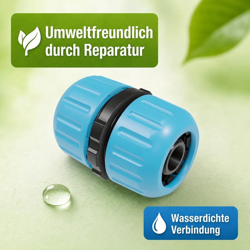 Schlauchverbinder 3/4 Zoll, Reparaturstück Schlauch