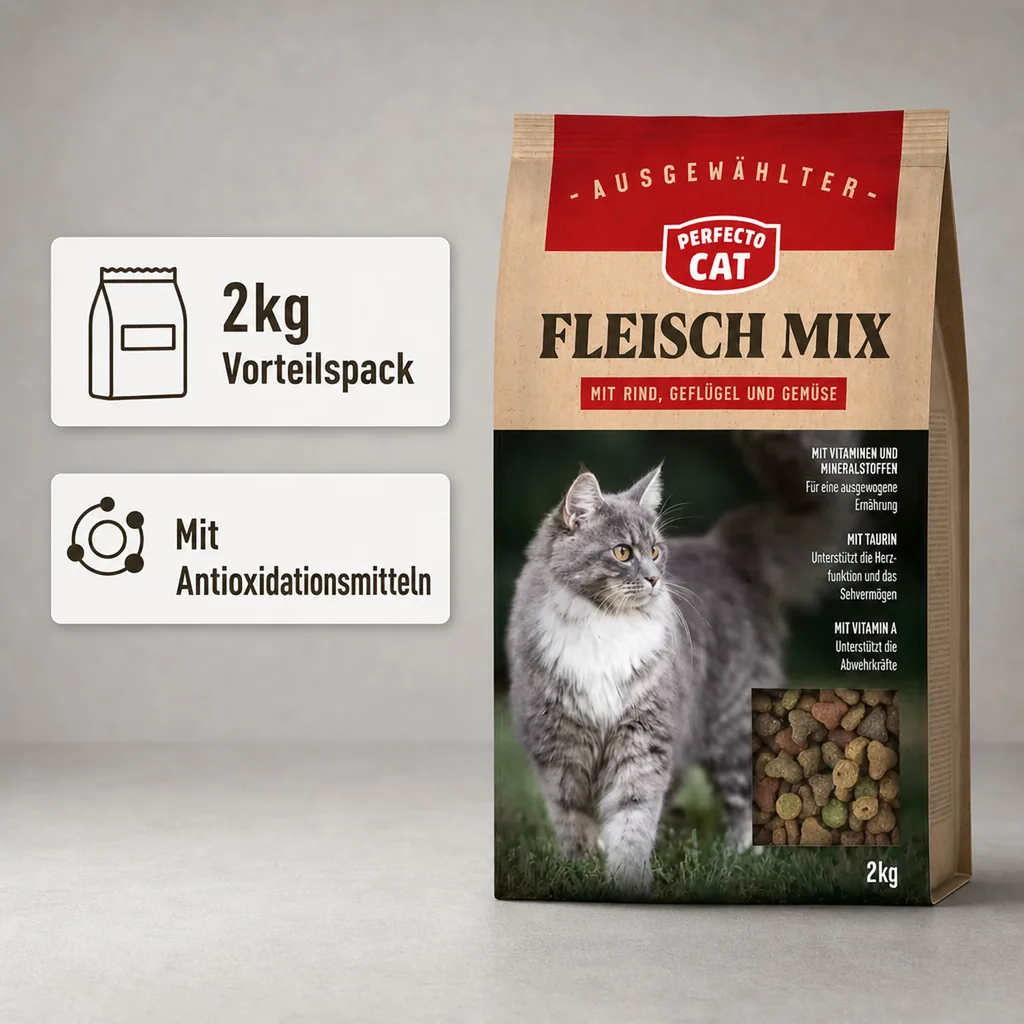 Katzenfutter Perfecto Cat Classic Fleisch-Mix 2kg