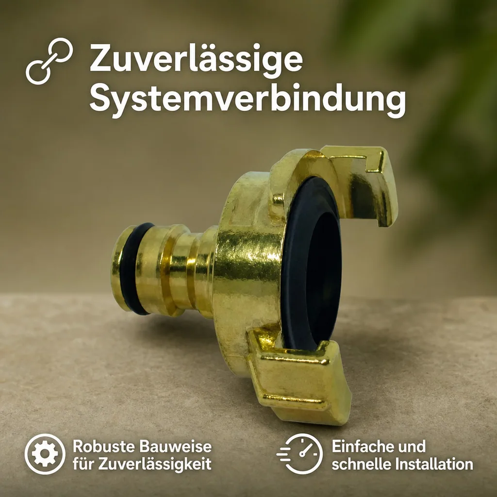 Schnellkupplung, Messing, Übergang, Steckkupplung, Universal