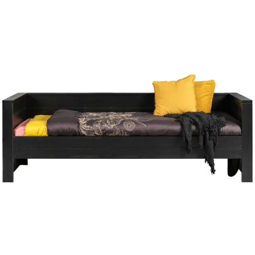 WOOOD Sofabett Dennis schwarz