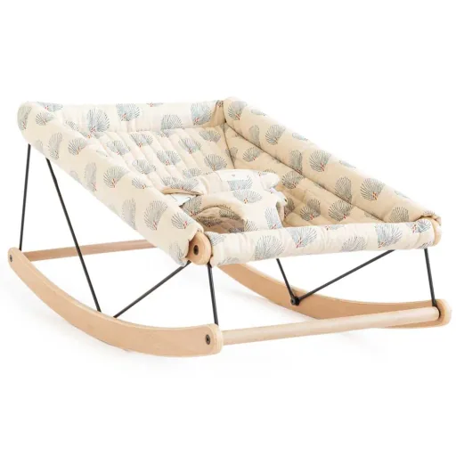 Babywippe Bezug, Ersatzbezug - Nobodinoz, Gatsby Blau Creme