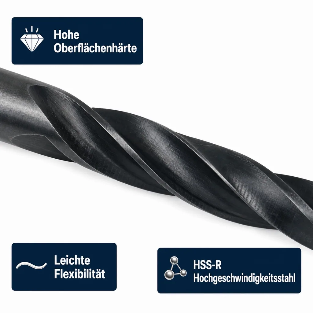 Spiralbohrer, HSS Bohrer, 2mm, DIN 338, rollgewalzt
