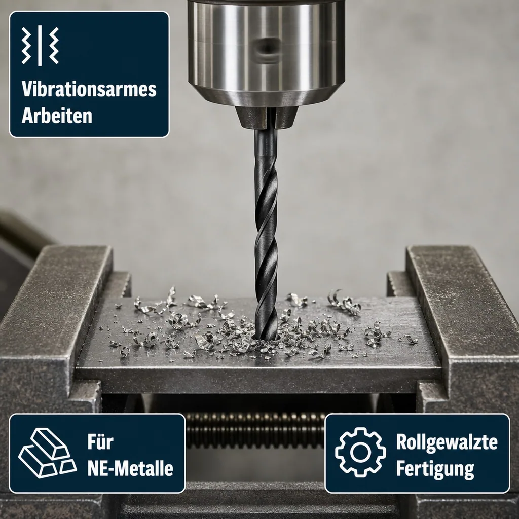 Spiralbohrer, HSS Bohrer, 2mm, DIN 338, rollgewalzt