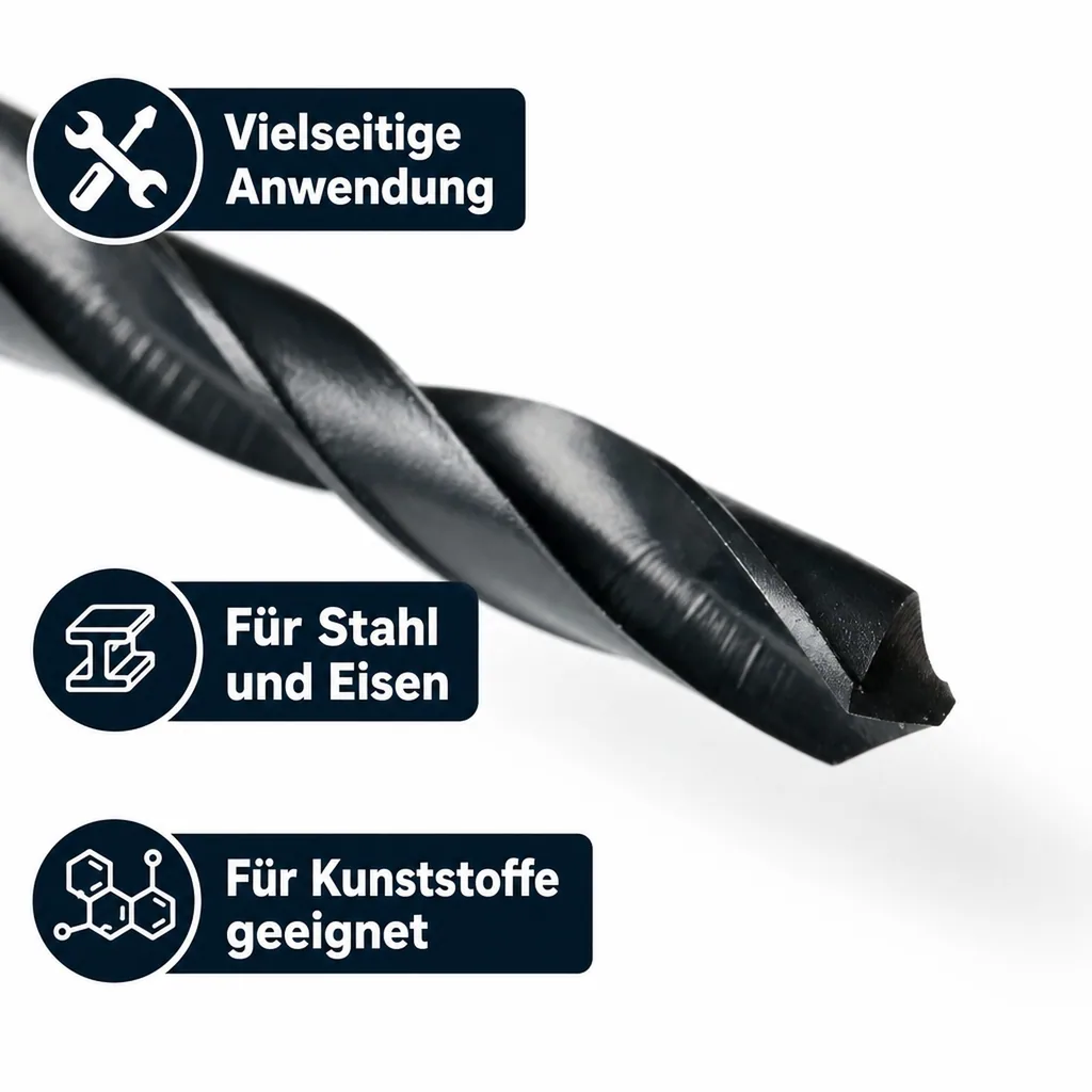 Spiralbohrer, HSS Bohrer, 2mm, DIN 338, rollgewalzt