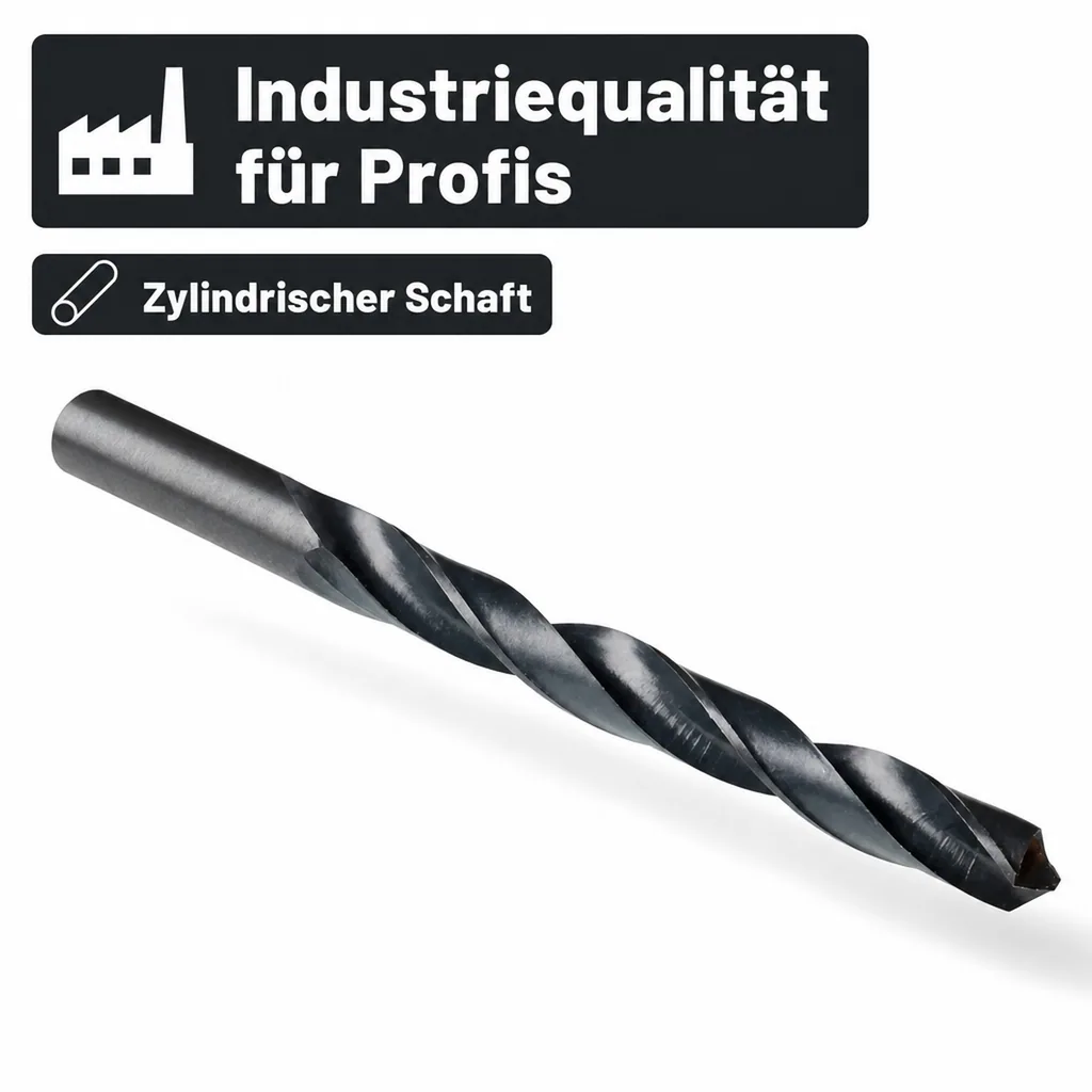 HSS Bohrer 6mm, Metallbohrer, Stahlbohrer, Spiralbohrer DIN 338