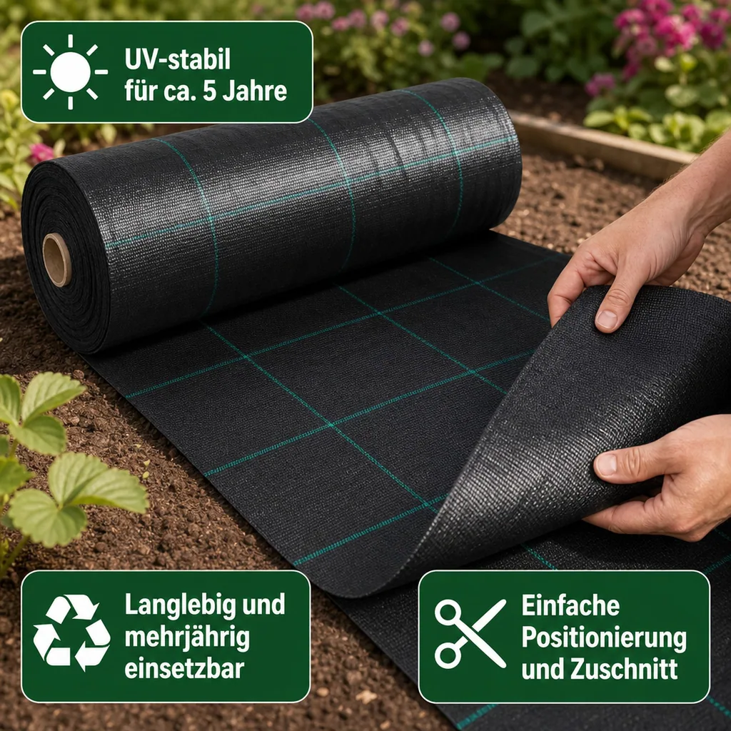 Unkrautvlies Bodengewebe - 2 m x 1 m