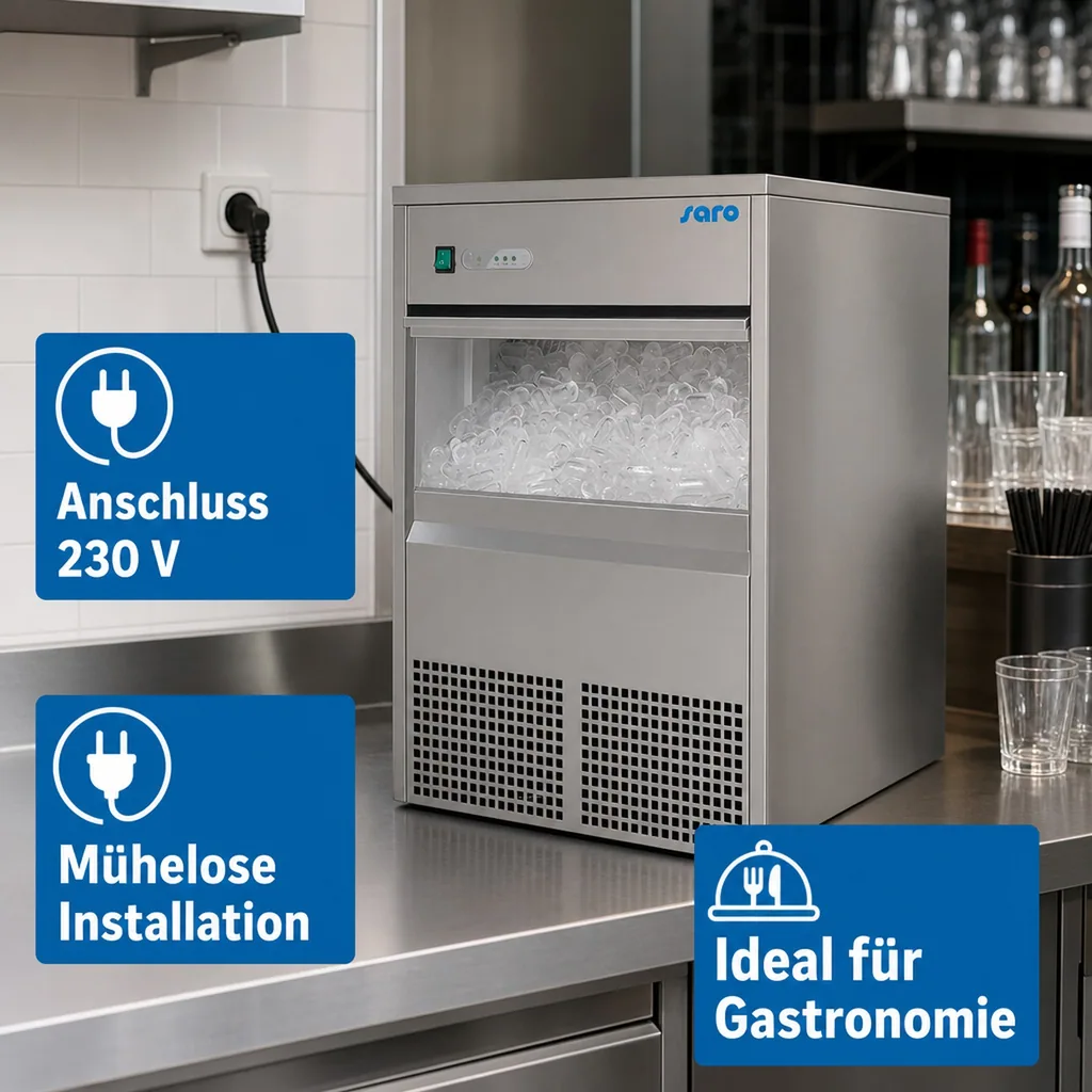 Eiswürfelmaschine, Eiswürfelbereiter - Modell EB 40