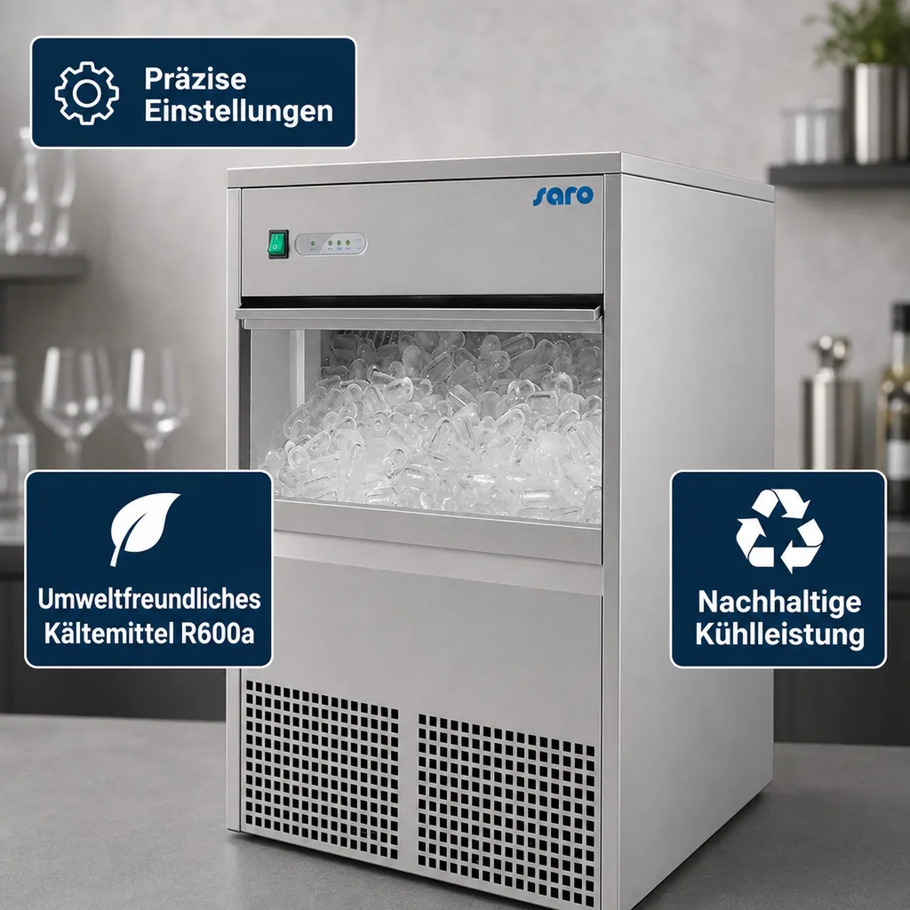 Eiswürfelmaschine, Eiswürfelbereiter - Modell EB 40