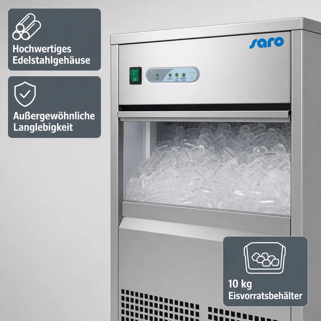 Eiswürfelmaschine, Eiswürfelbereiter - Modell EB 40