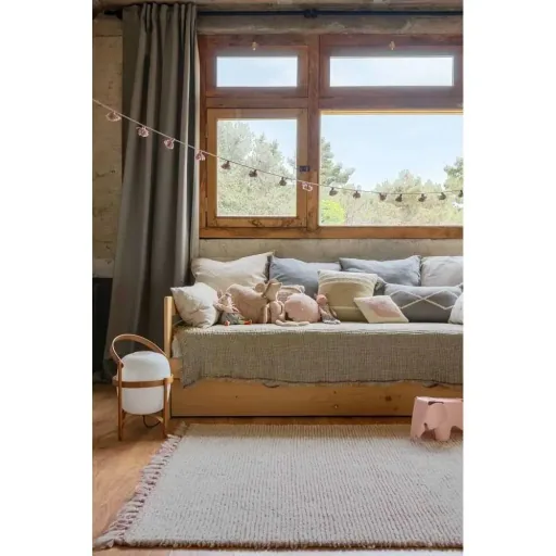 Lorena Canals waschbarer Wollteppich "Koa" Pink