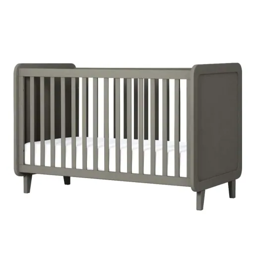 Laurette Babybett 70 x 140 cm Accroche Coeur, Farbe: bleu canard
