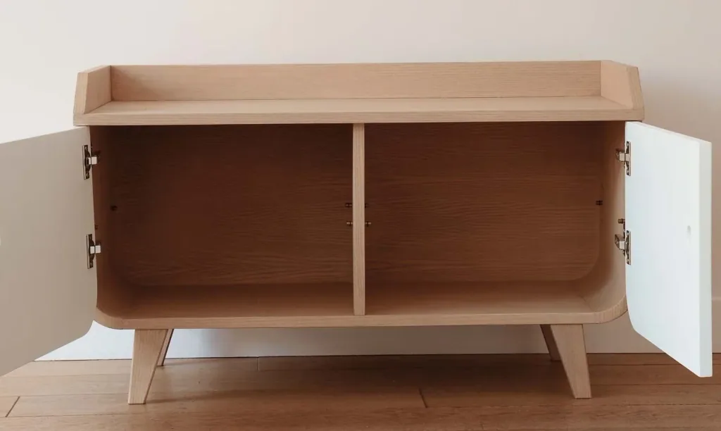 Laurette Sideboard Zen, Farbe der Flächen: Weiss