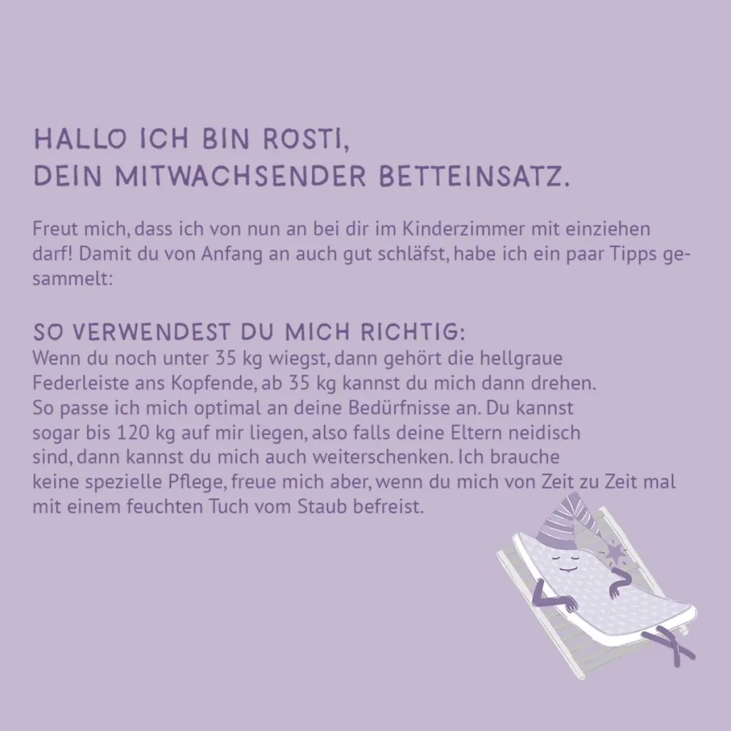 Träumeland Betteinsatz, Babymöbel - Rosti, Größe: 140 x 200 x 5 cm