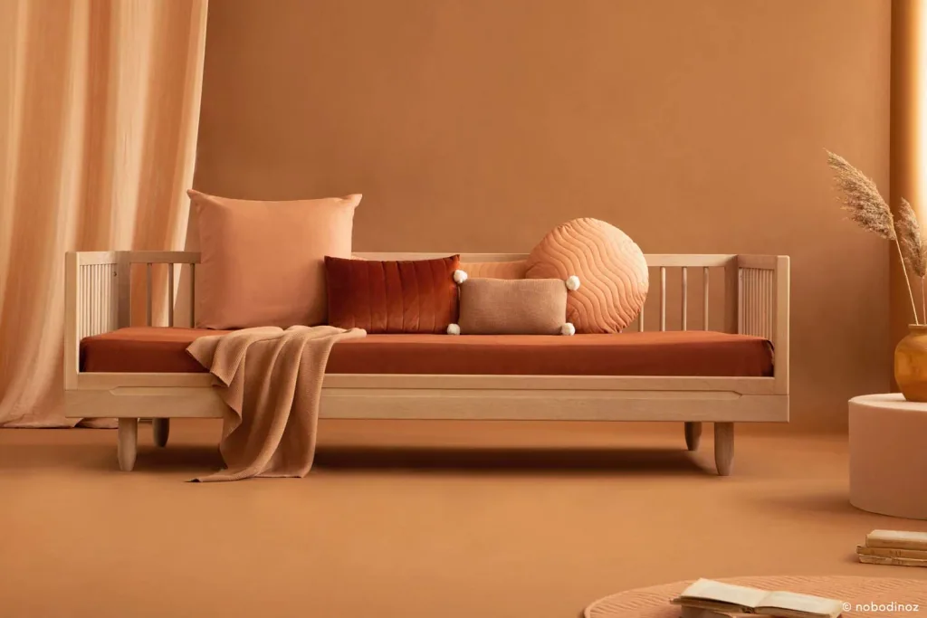 Nobodinoz Einzelbett "Pure" Erweiterung zum Sofabett
