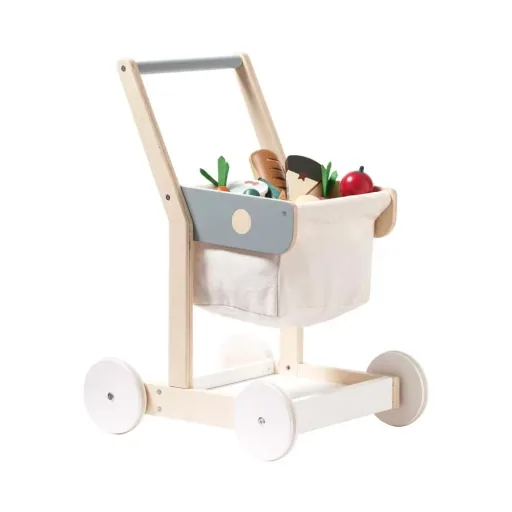 Einkaufswagen Spielzeug für Kaufmannsladen von Kids Concept