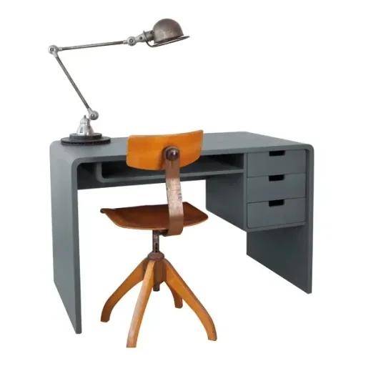 Laurette Schreibtisch L65, Farbe: Gris Souris