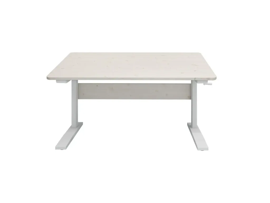 Flexa Schreibtisch - Classic, 54x120 cm, Farbe: Weiß gekalkt/Weiß