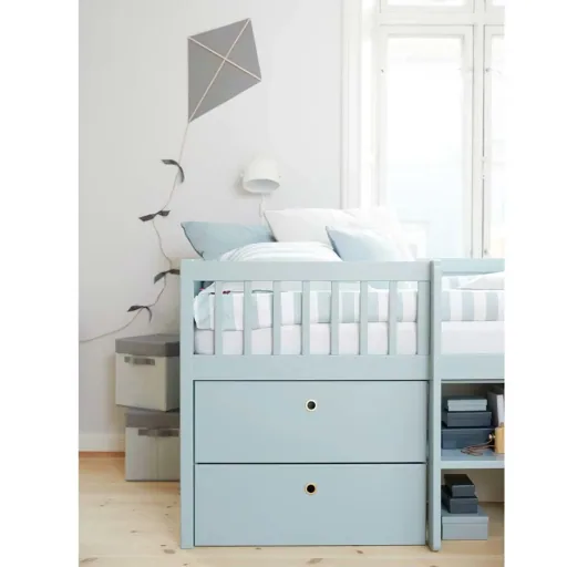 Flexa Schubladenbett "Freja" blau