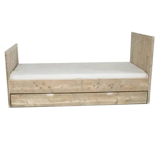 Dutchwood Einzelbett Holz, Bettkasten: mit Bettschublade